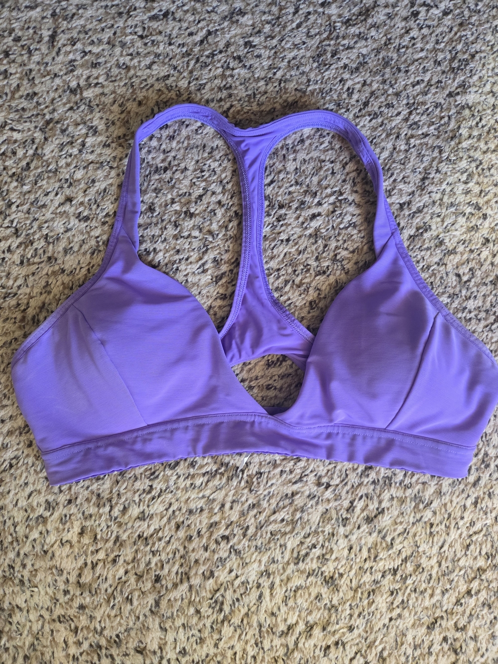 lululemon athletica Purple Racerback Sports Bra, Size 8